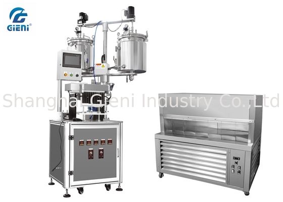 12 فوهة شفّاف مرطب تعبئة آلة مع مزدوج ضاغط يجمّد منصة