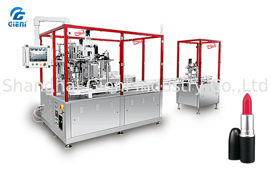 آلة ملء أحمر الشفاه بالسيليكون بـ 1300 قطعة في الساعة مع عمود بروفيل الألومنيوم القياسي