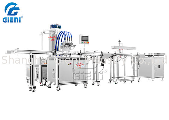 3 طبقات بلسم الشفاه 50 مل آلة تعبئة مستحضرات التجميل مع 4 فوهات