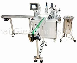 2 فوهات القرص الدوار ملء آلة تعبئة طلاء الأظافر 10 مللي