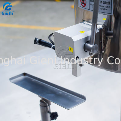 20L ذوبان التحريك تانك صب أحمر الشفاه آلة يدوية نوع قالب معدني