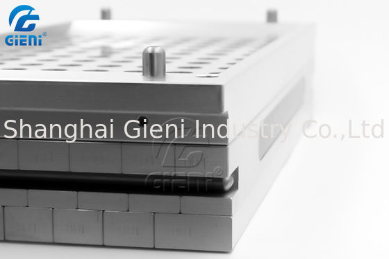 قالب أحمر شفاه تجميلي من الألومنيوم من النوع اليدوي DIY 96 تجويف