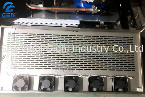 3.5 متر آلة تعبئة مستحضرات التجميل نفق تبريد أحمر الشفاه مع ضاغط تبريد 5P