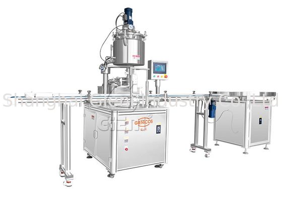 45 قطعة / دقيقة 100 مللي كريم خافي عيوب مستحضرات التجميل ملء آلة مع فوهة رفع