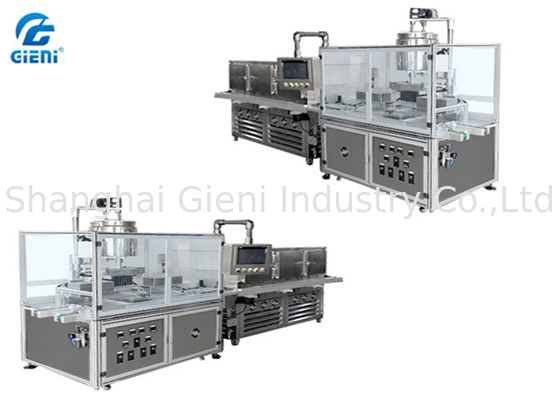 آلة تعبئة الشفايف شبه التلقائية 10 فوهات مع وظيفة التسخين المسبق