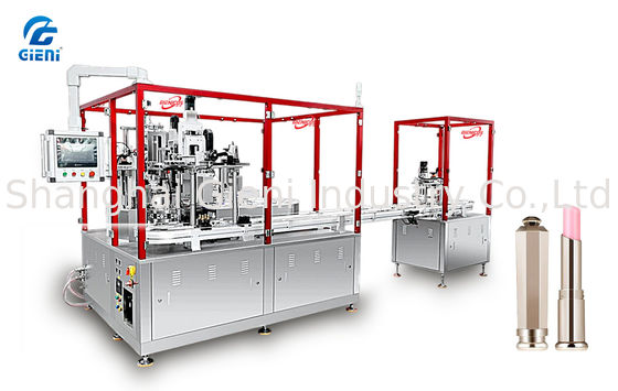 آلة تعبئة الماسكارا ذات 12 مكبسًا من النوع الخطي مع إغلاق سيرفو | 84 قطعة/دقيقة