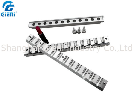 دليل ثلاث قطع أحمر الشفاه العفن رصاصة الألومنيوم اللكم العفن لمستحضرات التجميل