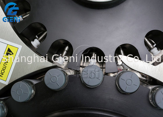 آلة وسم الزجاجة العمودية من النوع الدوار 600 قطعة / دقيقة