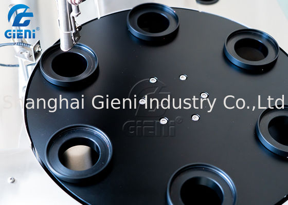 1800 قطعة / ساعة سهلة التشغيل آلة تعبئة بودرة الوجه السائبة الأوتوماتيكية الدوارة