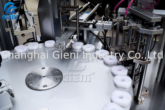 آلة تعبئة ملمع الشفاه شبه الأوتوماتيكية الدوارة 15 لتر