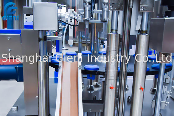 ماكينة تعبئة جل الأظافر الدوارة AC220V 50 قطعة / دقيقة 2 فوهات