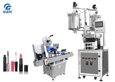 سعر جيد شبه - التلقائية 12 تجاويف شفاه مرهم الشفة ملء آلة مع السيارات Labeller ، 20L دبابة مزدوجة الانترنت