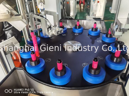 آلة ملء ماسكارا تلقائية 30ML مع جدول اهتزاز و 50 PCS / min output